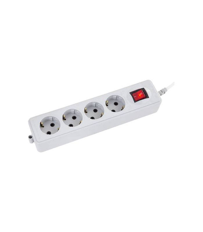 چهار خانه ارتدار مغزی پلیآمید پارت الکتریک 4 socket polyamide power strip Part Electric