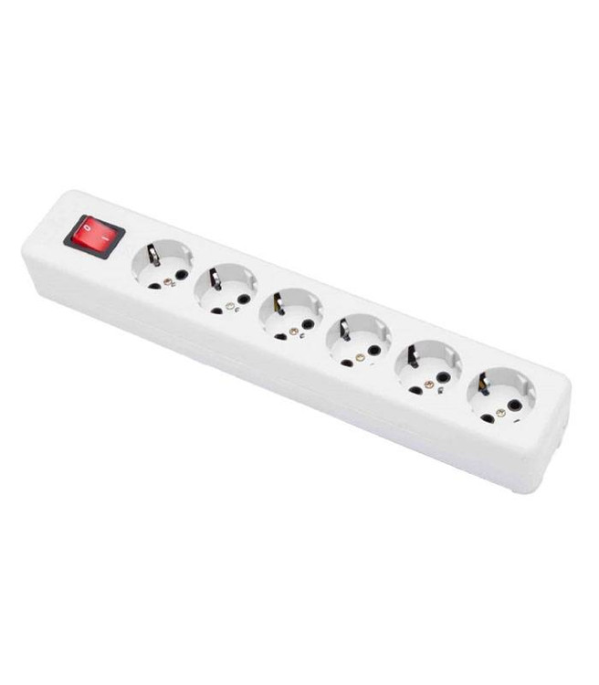 شش خانه ارتدار مغزی سرامیکی پارت الکتریک 6 socket ceramic power strip Part Electric