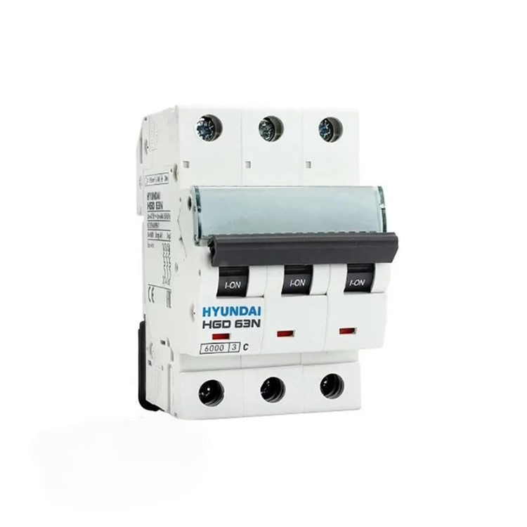 کلید مینیاتوری سه پل ۳۲ آمپر تیپ C هیوندای