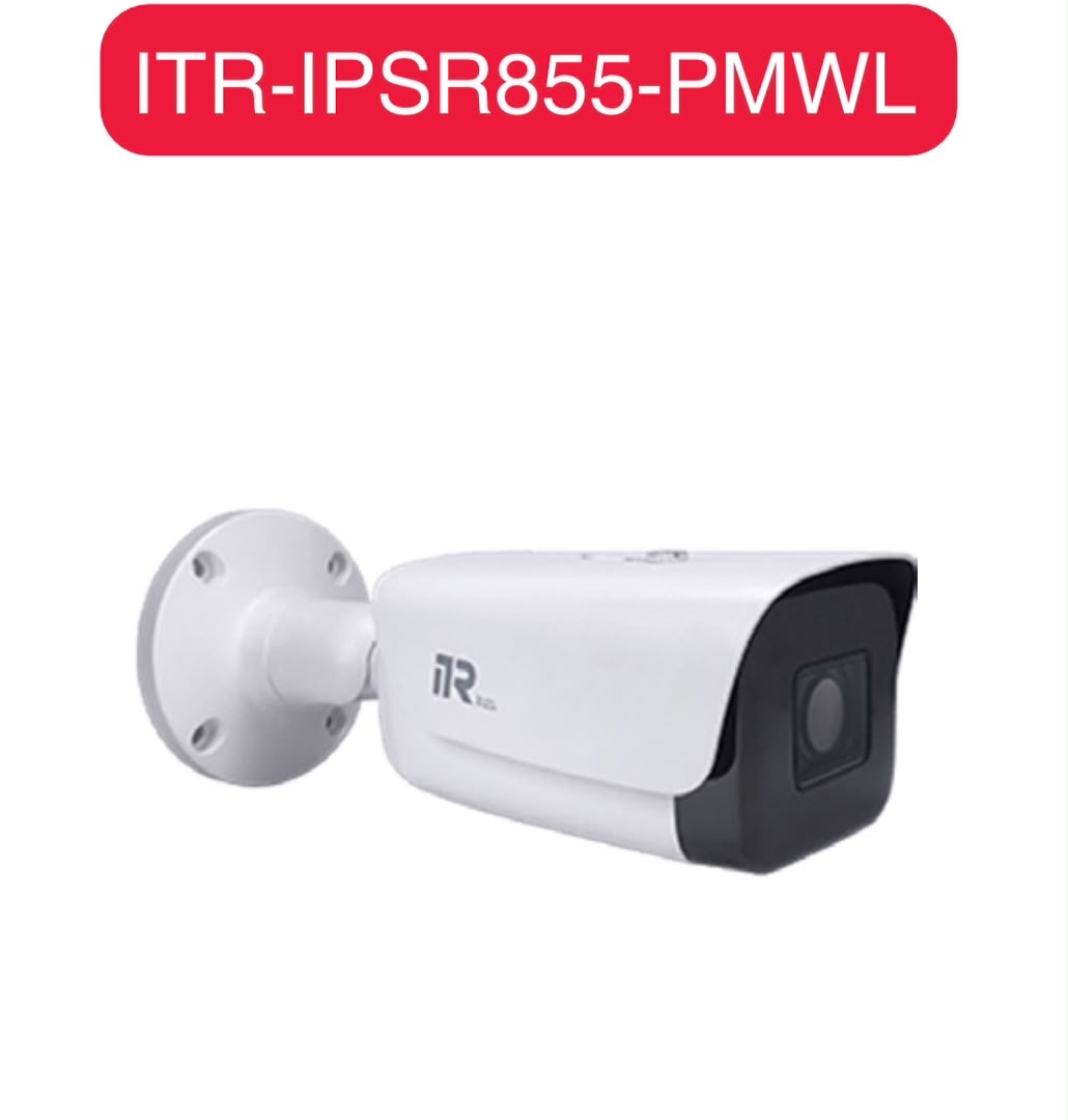 دوربین بالت تحت شبکه 4K مدل ITR-IPSR855-PMWL با قابلیت تشخیص چهره، لنز متغیر و دید در شب ۸۰ متری