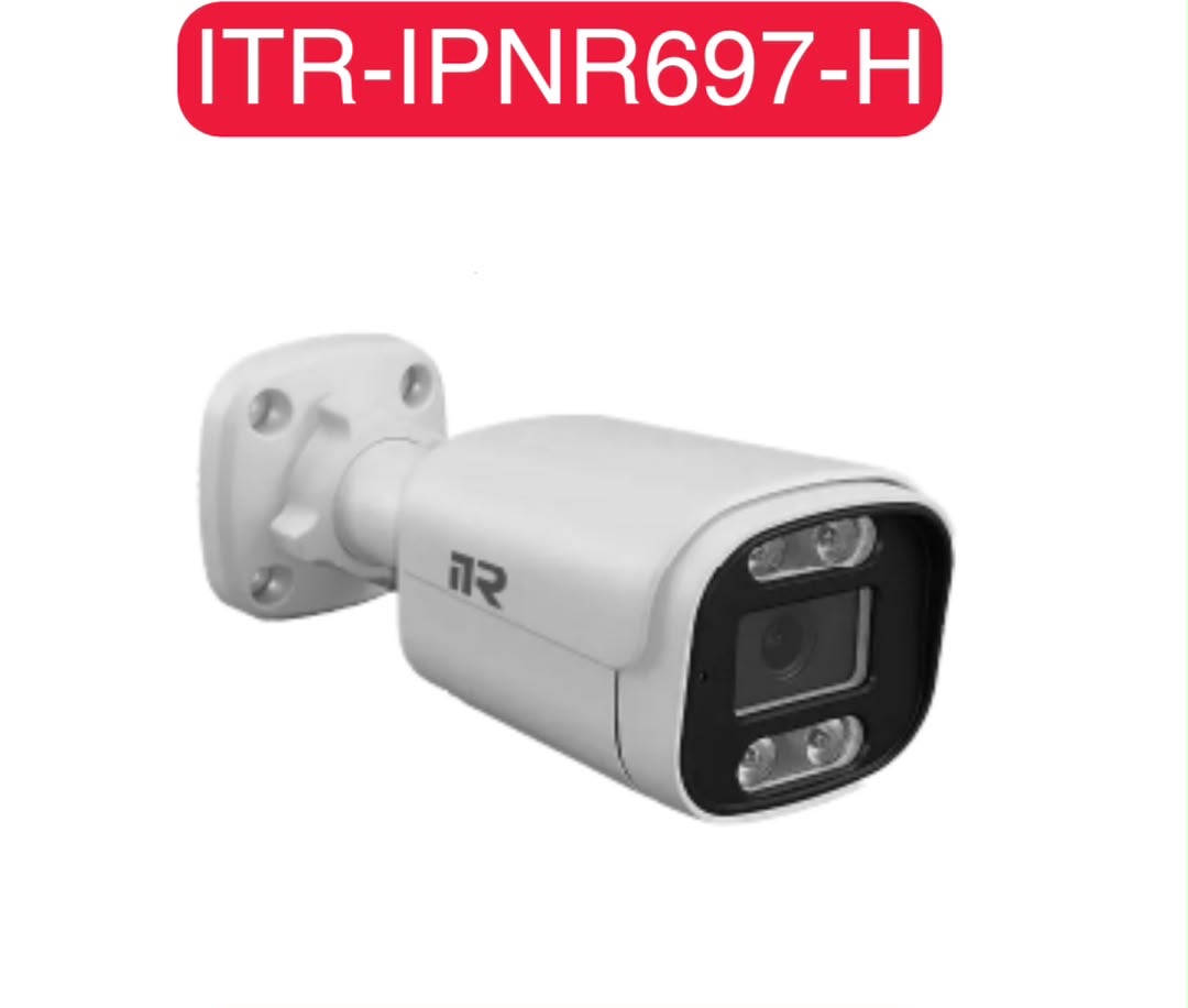دوربین بالت هوشمند ITR-IPNR697-H با رزولوشن 6MP، تشخیص انسان و خودرو، و دید در شب رنگی ۳۰ متری
