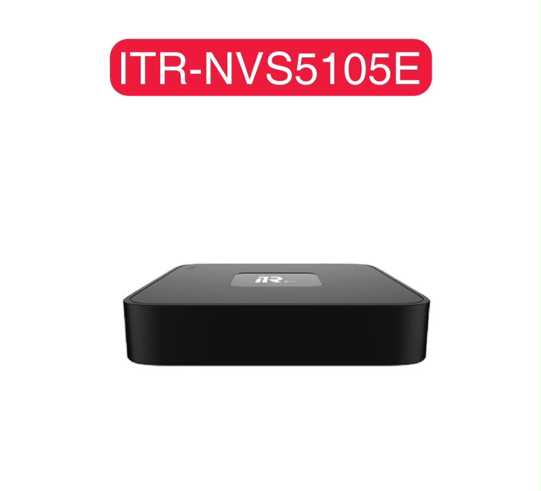 دستگاه ضبط کننده تحت شبکه NVR مدل ITR-NVS5105E پنج کانال با پشتیبانی از هارد ۸ ترابایت و کدک تصویری +S+265