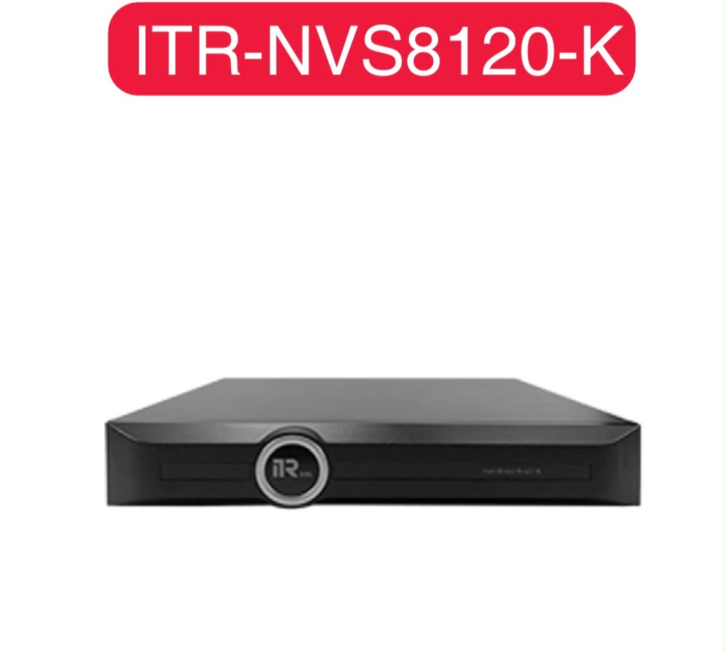 دستگاه ضبط کننده NVR بیست کانال آی تی آر مدل ITR-NVS8120-K با کیفیت 8 مگاپیکسل و پشتیبانی از هارد 10 ترابایت
