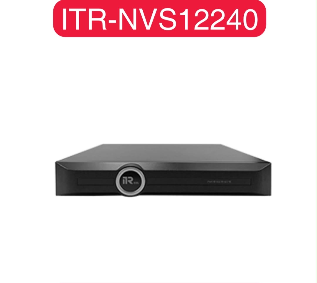 دستگاه ضبط کننده NVR هوشمند ۴۰ کانال آی تی آر مدل ITR-NVS12240 با قابلیت تشخیص چهره و رزولوشن ۱۶ مگاپیکسل