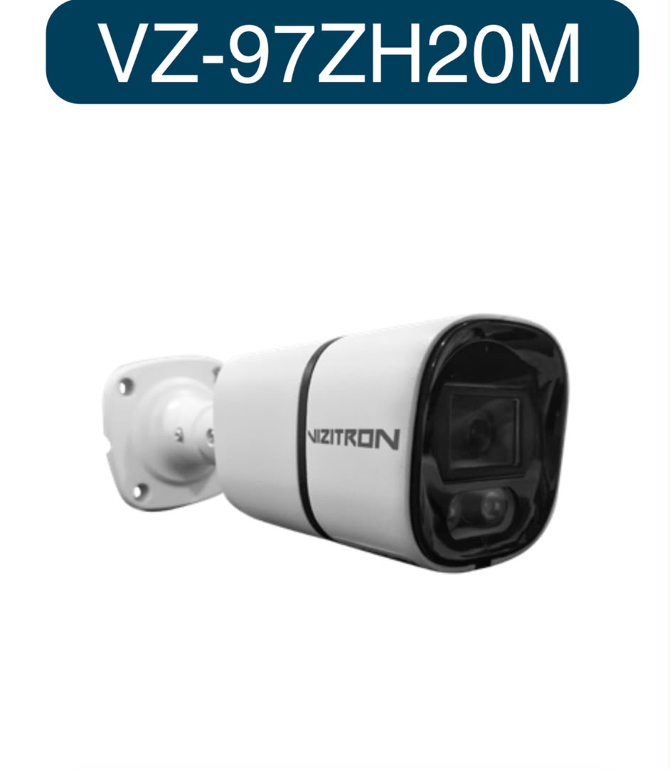دوربین بالت فلزی VIZITRON مدل VZ-97ZH20M با دید در شب رنگی ۲۵ متری و میکروفون داخلی
