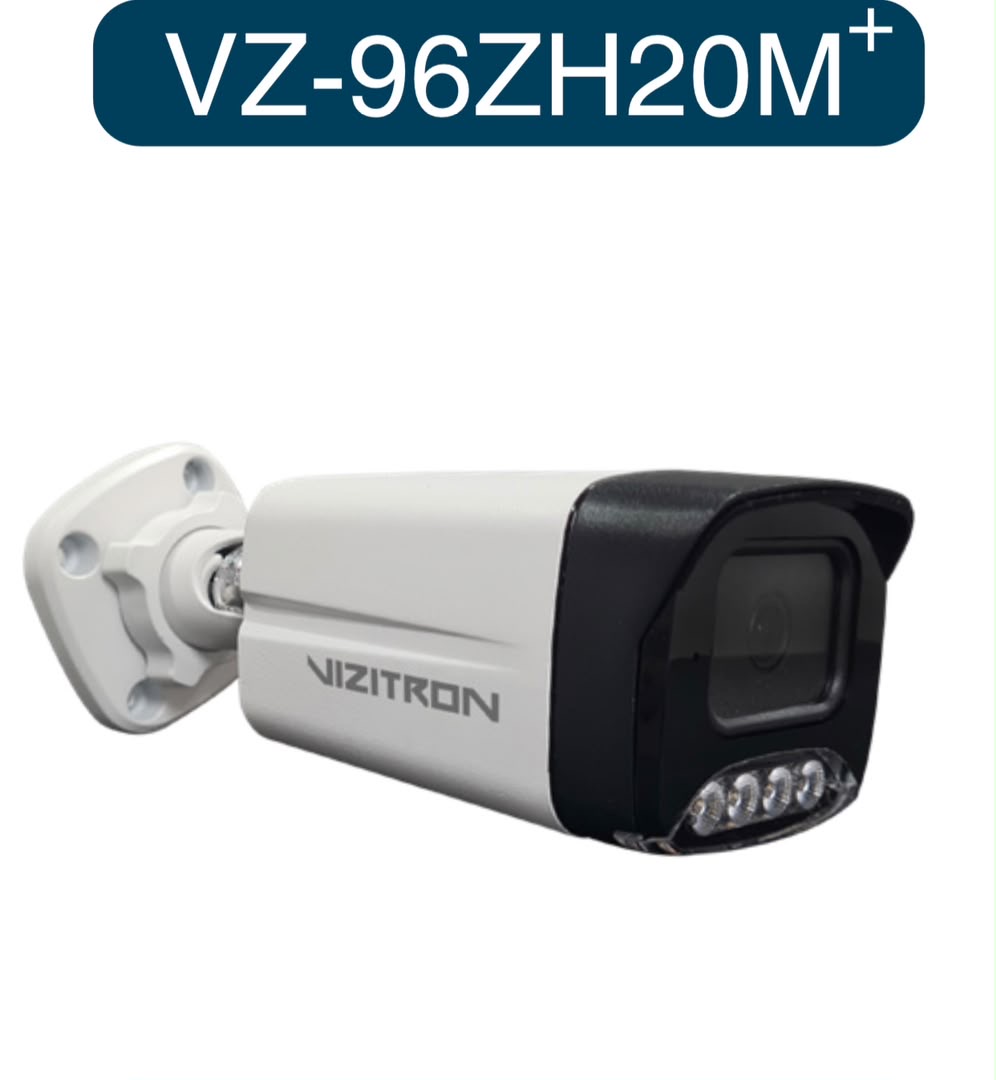 دوربین بالت فلزی VIZITRON مدل VZ-96ZH20M+ با دید در شب رنگی ۲۵ متری، میکروفون داخلی و کیفیت 2 مگاپیکسل