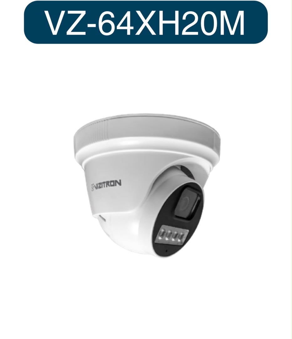 دوربین دام ویزیترون مدل VZ-64XH20M با دید در شب رنگی ۲۵ متری، میکروفون داخلی و کیفیت ۲ مگاپیکسل