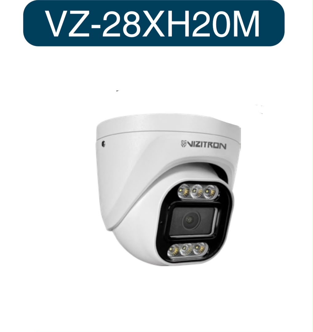 دوربین دام فلزی VIZITRON مدل VZ-28XH20M با دید در شب رنگی ۲۵ متری، میکروفون داخلی و استاندارد IP66