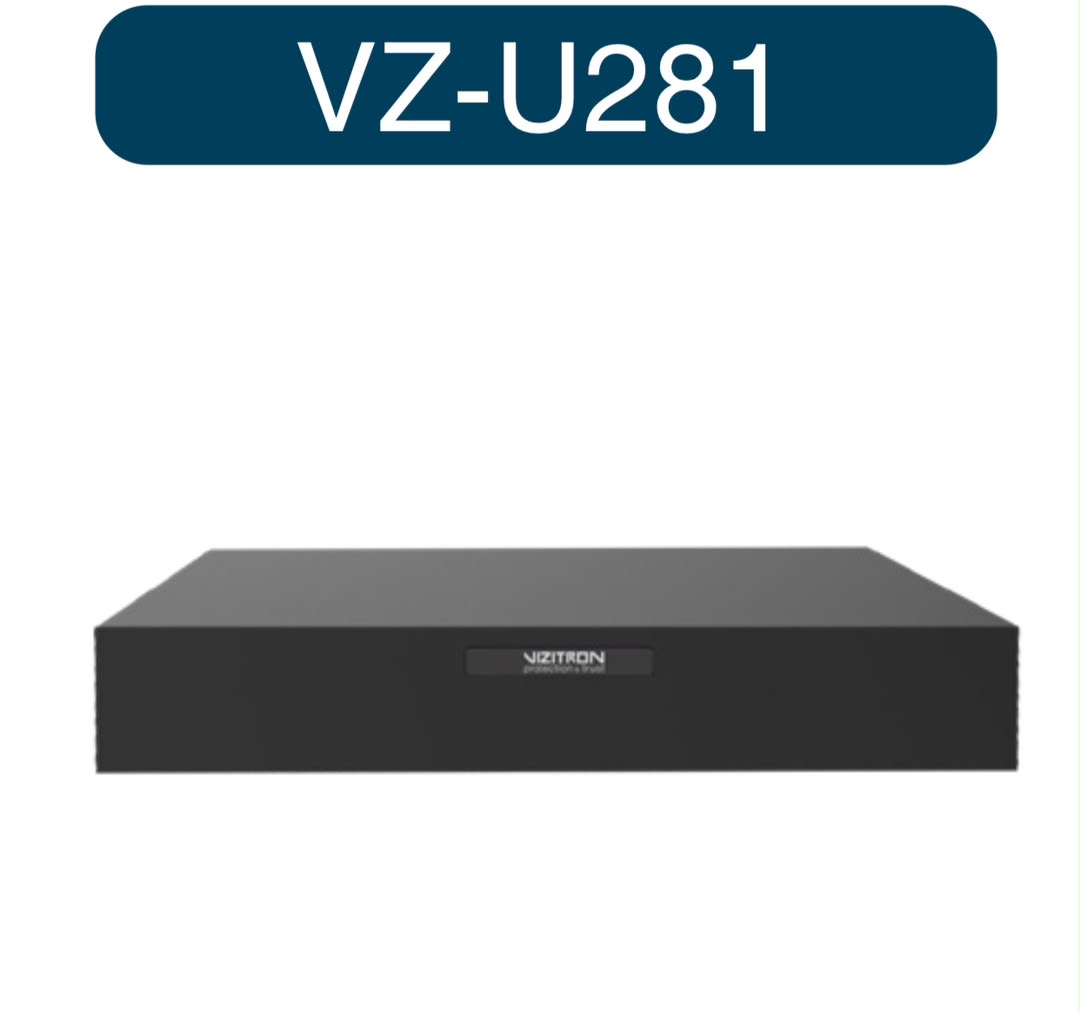 دستگاه DVR هشت کانال ویزیترون مدل VZ-U281 کیفیت 1080N اقتصادی با قابلیت اتصال دوربین IP