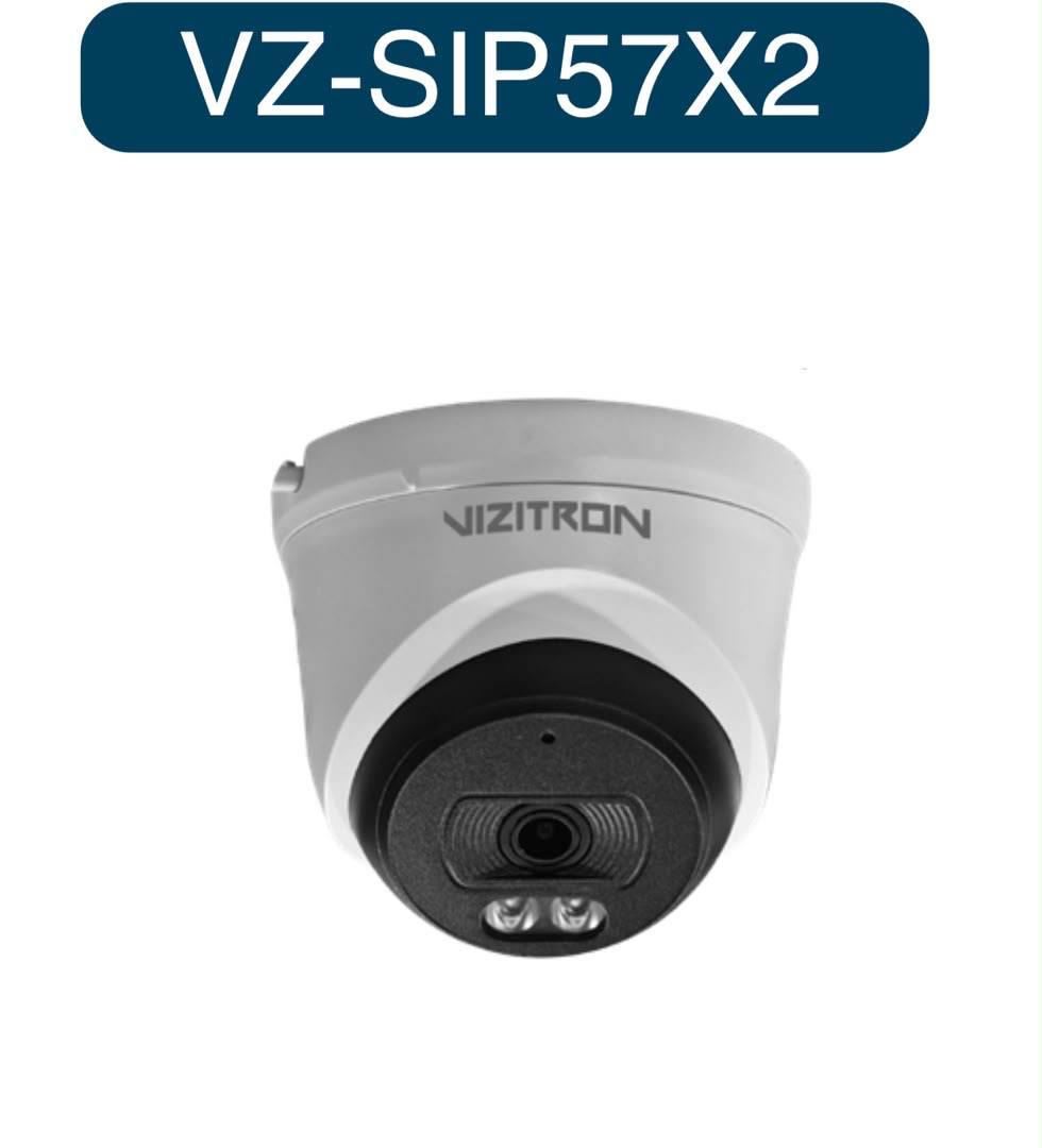 دوربین IP دام ویزیترون مدل VZ-SIP57X2 با دید در شب ۳۰ متری و میکروفون داخلی