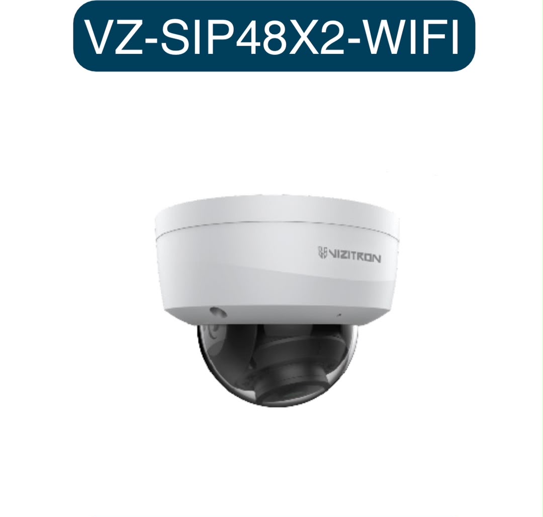 دوربین دام وایرلس ویزیترون مدل VZ-SIP48X2-WIFI کیفیت 2MP، لنز 2.8mm و پشتیبانی از رم 512GB