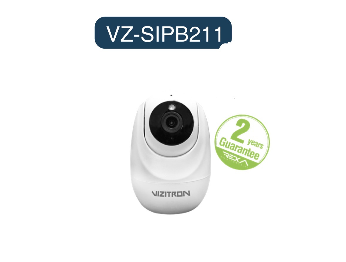 دوربین وایرلس هوشمند ویزیترون مدل VZ-SIPB211 کیفیت 2MP، تعقیب سوژه و دید در شب رنگی