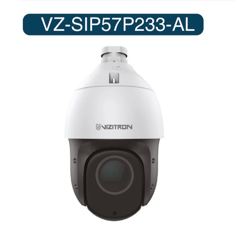 دوربین گردان تحت شبکه ویزیترون مدل VZ-SIP57P233-AL با زوم ۳۳ برابر و دید در شب ۲۰۰ متر