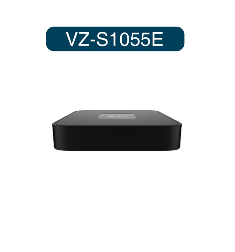 دستگاه NVR ویزیترون مدل VZ-S1055E با ورودی IP و پشتیبانی از ضبط تا 6 مگاپیکسل