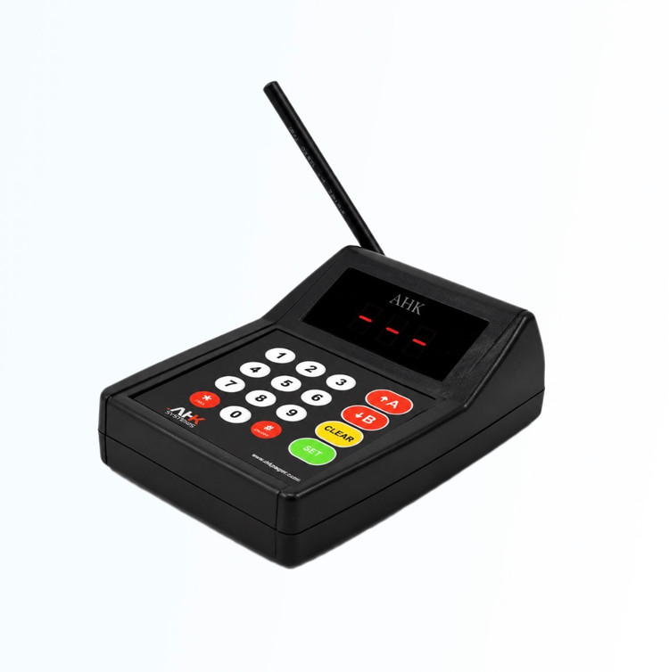 کیپد فرستنده K250؛ صفحه کلید بیسیم و مقاوم برای مدیریت سیستم فراخوان مشتری و گارسون