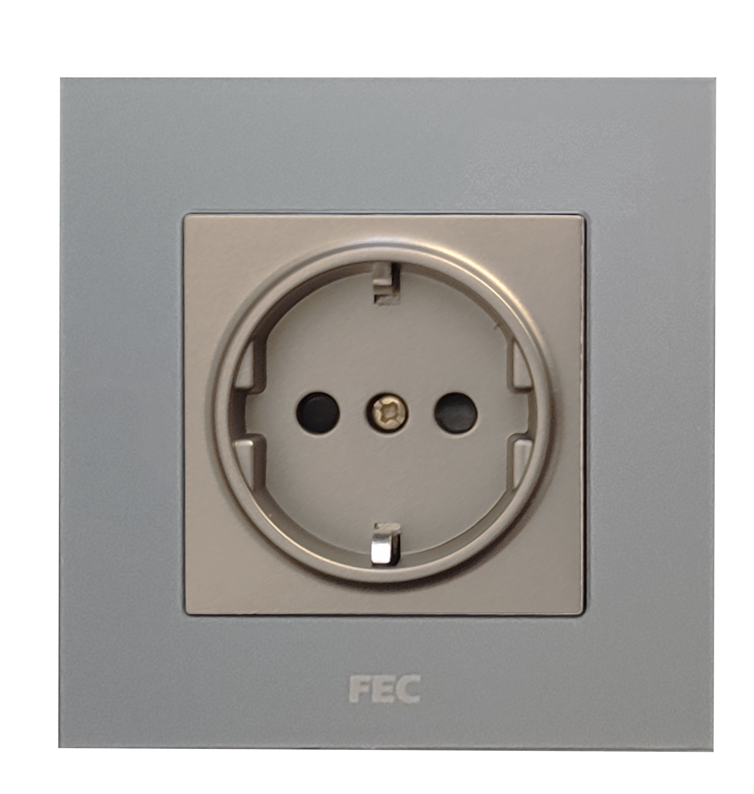 مجموعه پریزهای مدرن شیشه‌ای FEC مدل FEC-PS-01 (برق، تلفن، آنتن) در ۴ رنگ متنوع